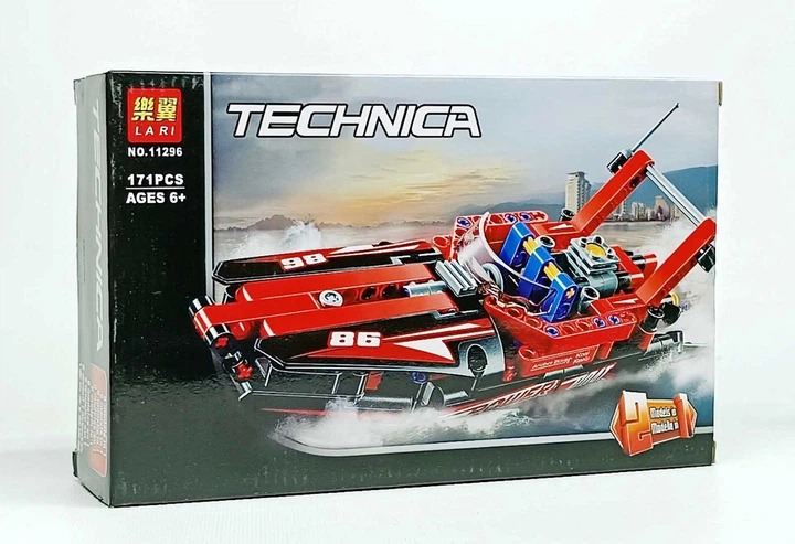 Technica Racing Speedboat Building Blocks Set – 171 Pieces